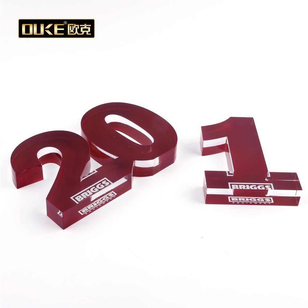 Acrylic Letter With Printed-jpg