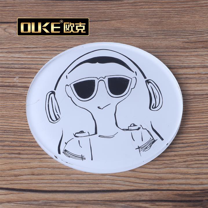 acrylic cup coaster