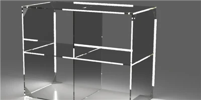 Electronics Store Acrylic Fixture Planning