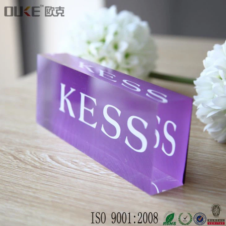 High Quality Clear Square Solid Acrylic Block Acrylic Glass Block