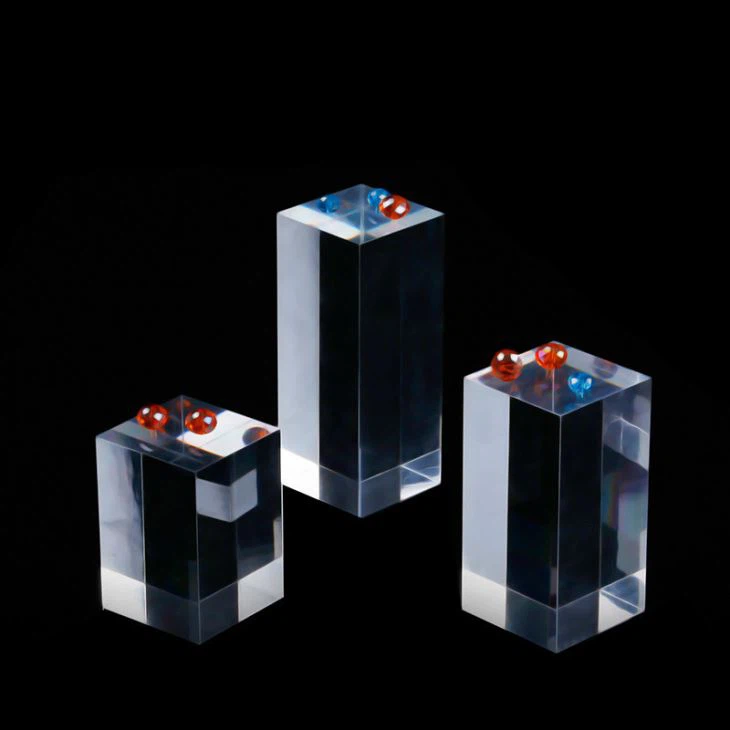 Shop Retail Handmade Clear Acrylic Display Blocks Acrylic Glass Panels