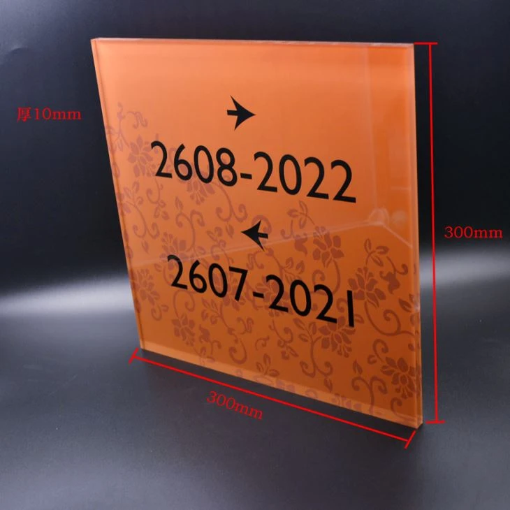 Made In China Hot Selling Clear Acrylic Wall Signs For Office