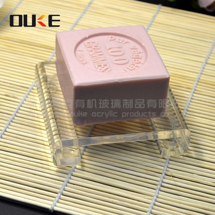 New Arrival DIY Clear Acrylic Soap Dish For Hotel Use
