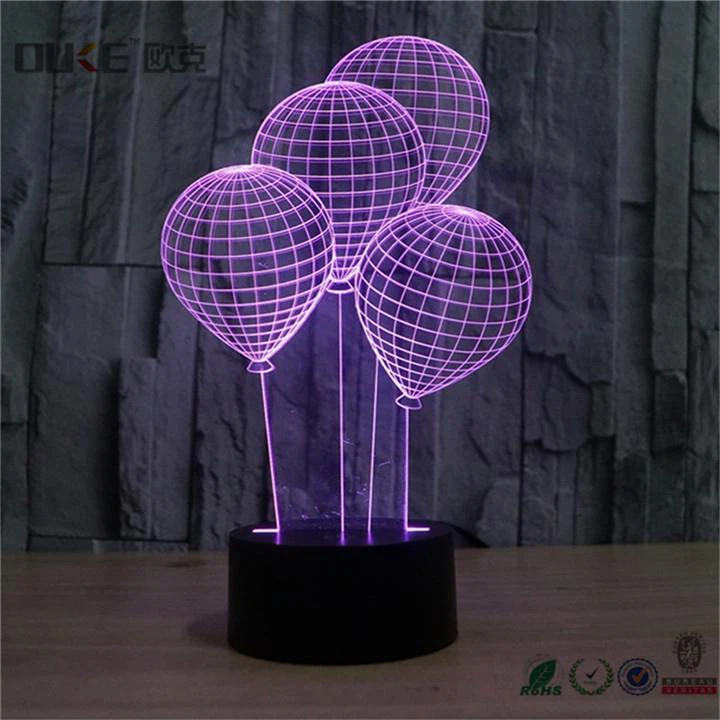 The acrylic led light base is illuminated using LEDS that never get hot yet produce a warm golw.Because it's cold ti the touch its perfect for children's bedrooms's bedrooms,but assured will look great in any other places. 