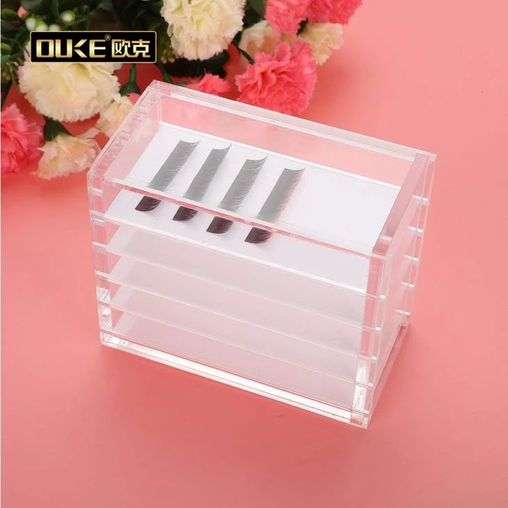 Clear Eyelash Storage Box