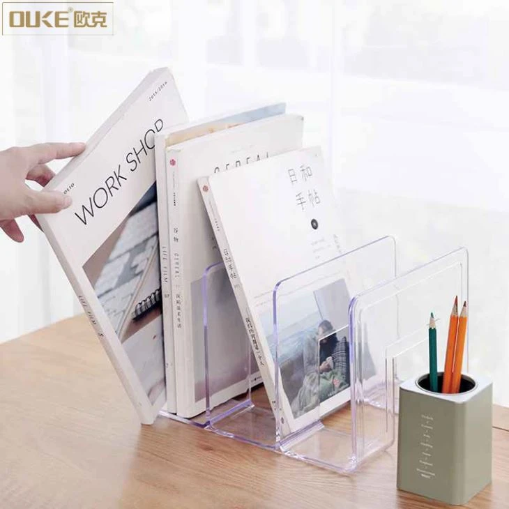 Custom Modern Table Top Acrylic Book Stand