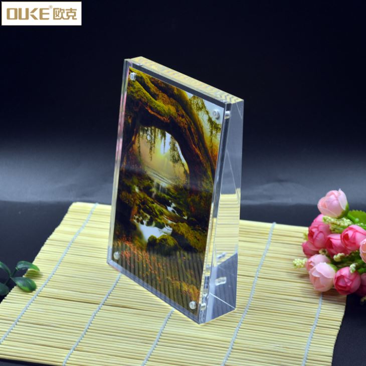 Custom Perspex Clear Acrylic Block Frame