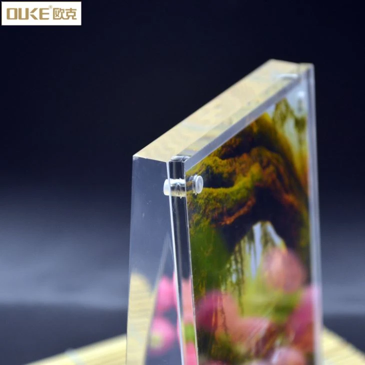 Custom Perspex Clear Acrylic Block Frame