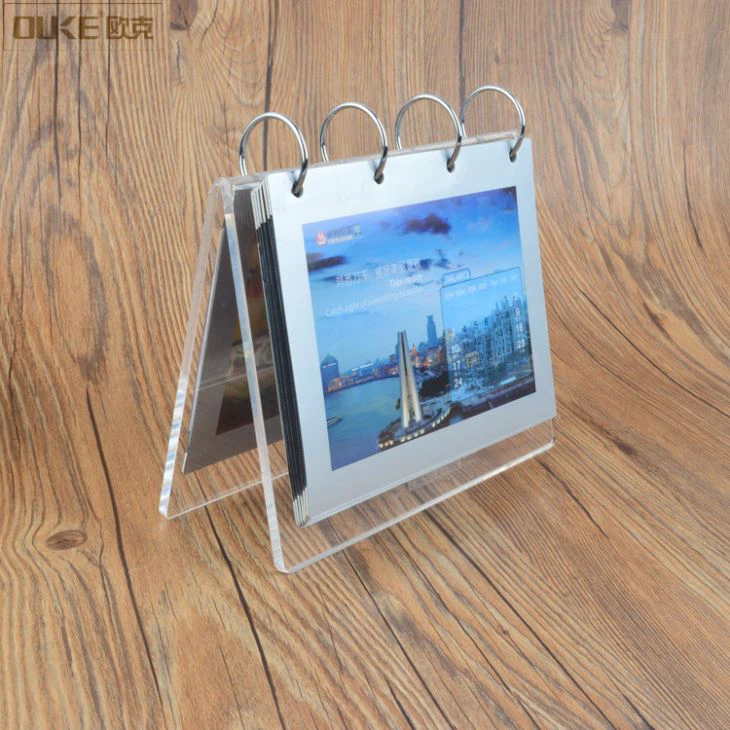 Custom V Shaped Desktop Acrylic Calendar