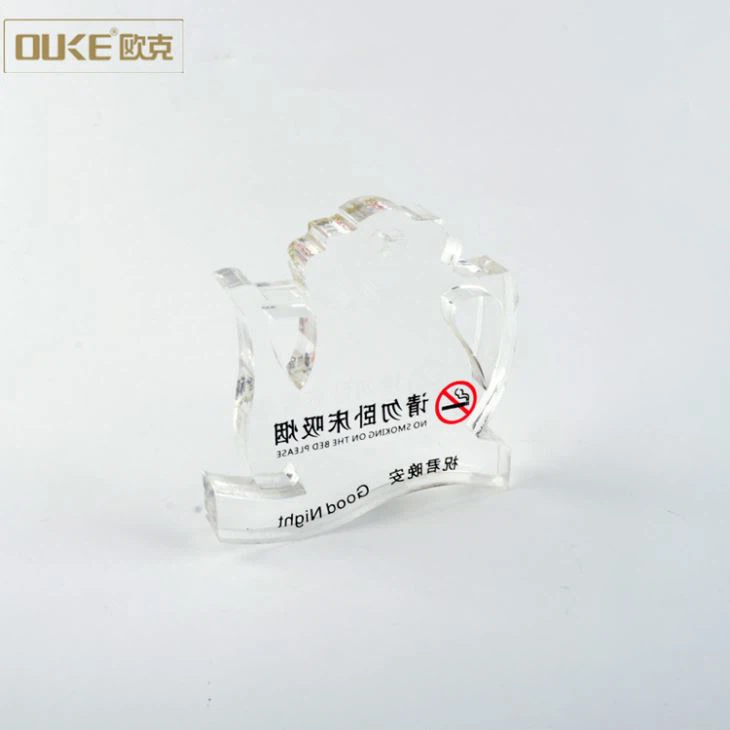 Engraved Printed Acrylic Hotel Sign For Room