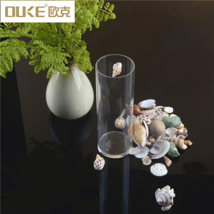 Plastic Clear Pipe Acrylic Storage Tube