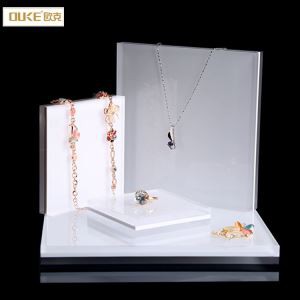 Custom Frosted Acrylic Jewelry Display Blocks