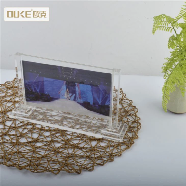 Unique Clear Cheap Acrylic Picture Frame