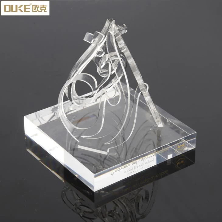 Wholesale Blank Mini Cheap Acrylic Trophy