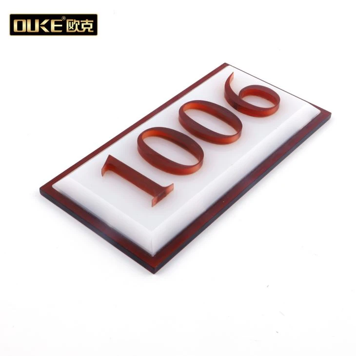 Acrylic Digital Sign On Door