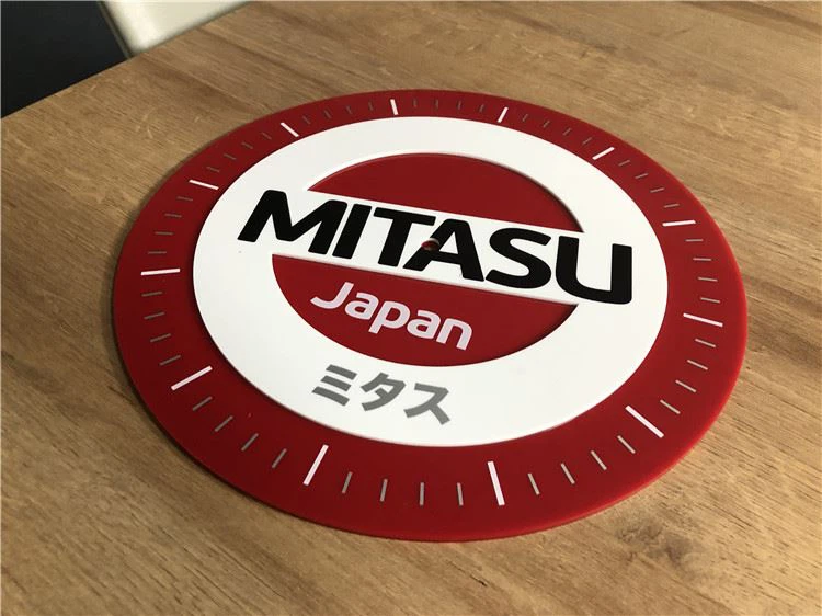 Acrylic Wall Clock With Logo