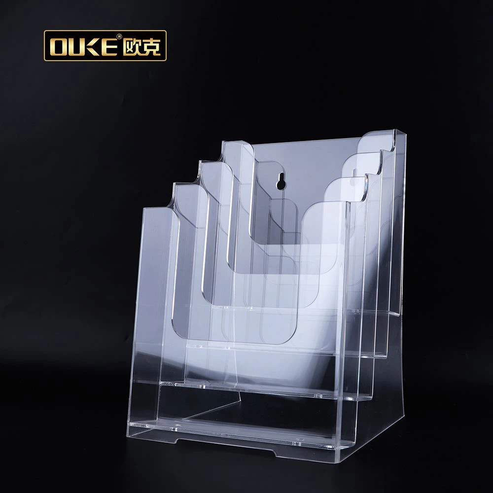 4 Tiers Clear Acrylic File Holder