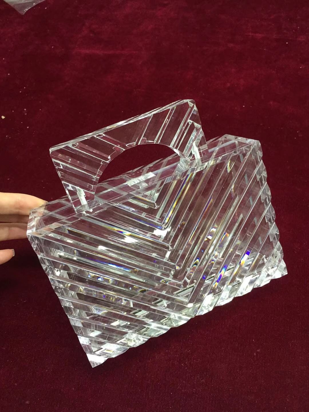 Clear Acrylic Hand Bag