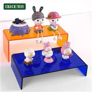 U Shaped Colorful Acrylic Display Riser