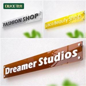 Wall Mounted Acrylic Book Shelf